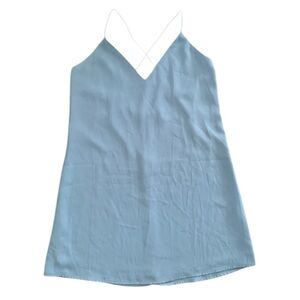 Tobi Blue Mini Slip Dress Size Medium
